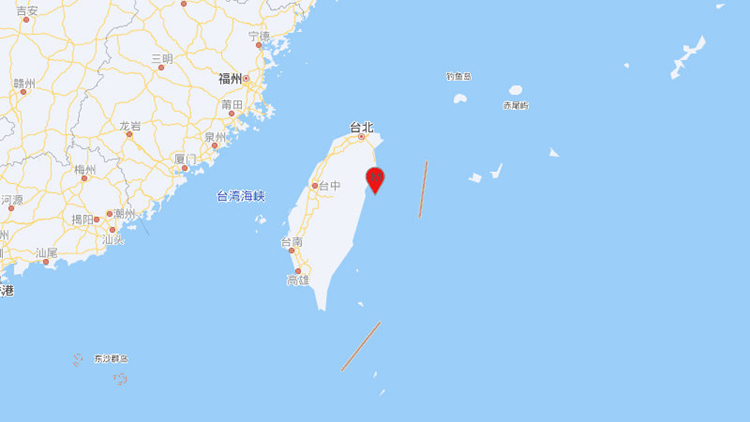 台灣花蓮、吉林松原分別發生地震4.2級及3.9級地震