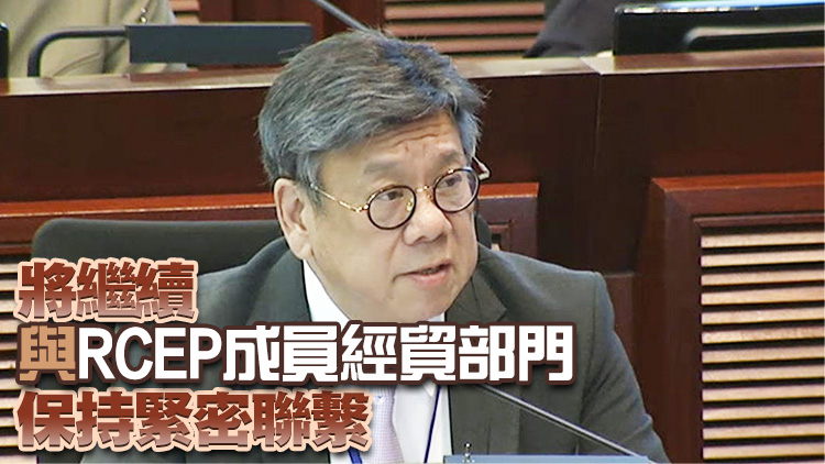 丘應樺：香港具備充分條件加入RCEP 冀今年內完成