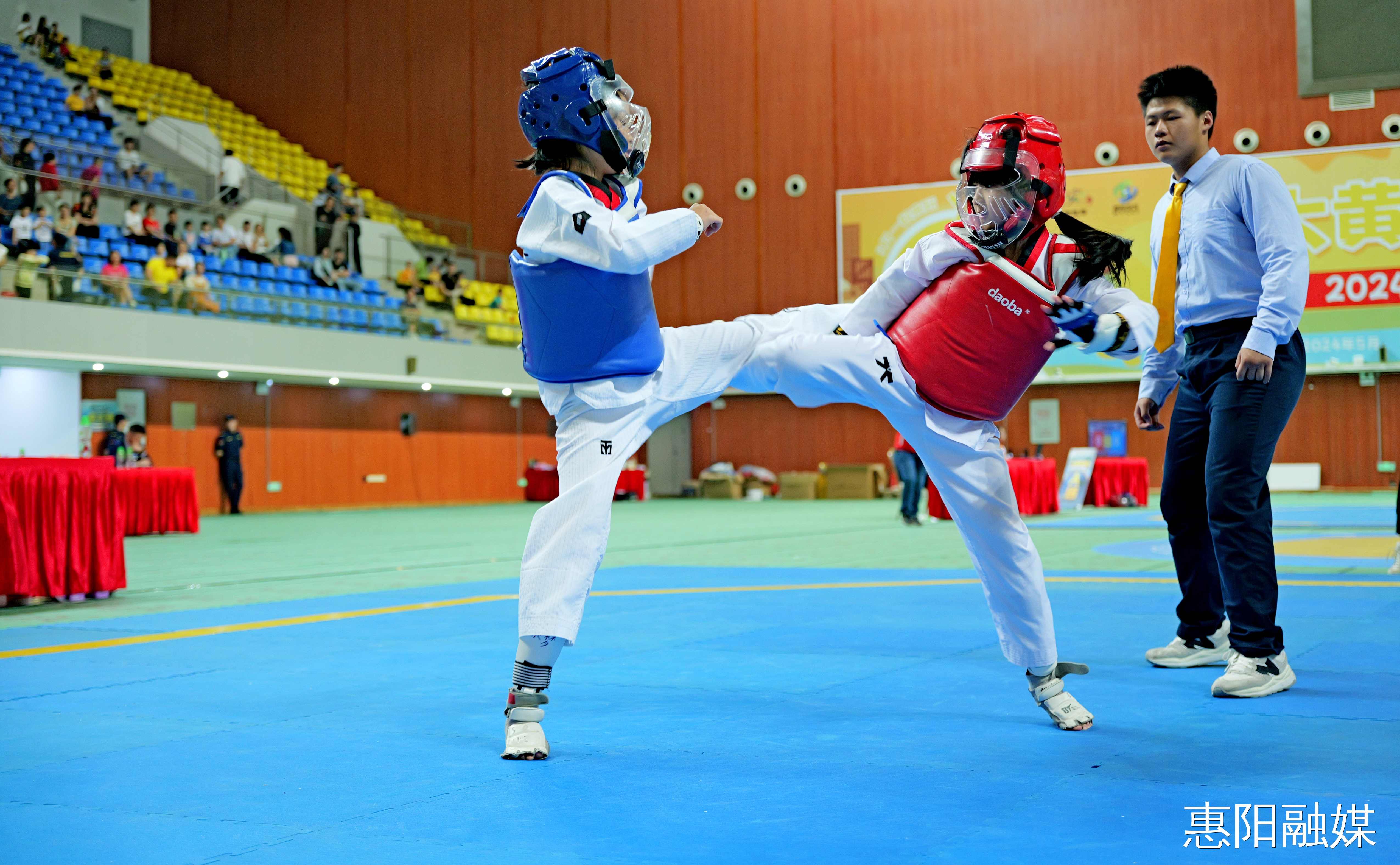 有片∣2024環球嘉年華大黃鴨杯跆拳道精英賽惠州站圓滿落幕