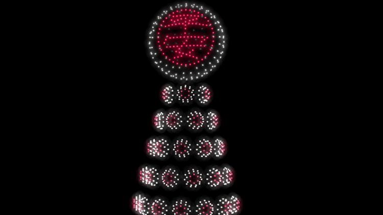 灣仔海濱晚8時舉辦無人機表演 展現巨型平安包及太平清醮花牌等特色圖案