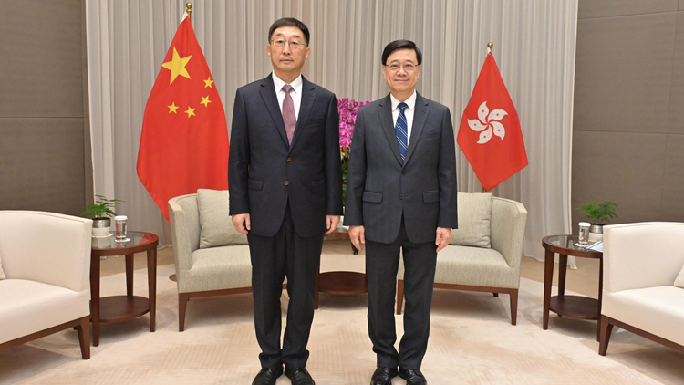 李家超晤廣西黨委書記劉寧 強化港桂在經貿航運物流等領域合作