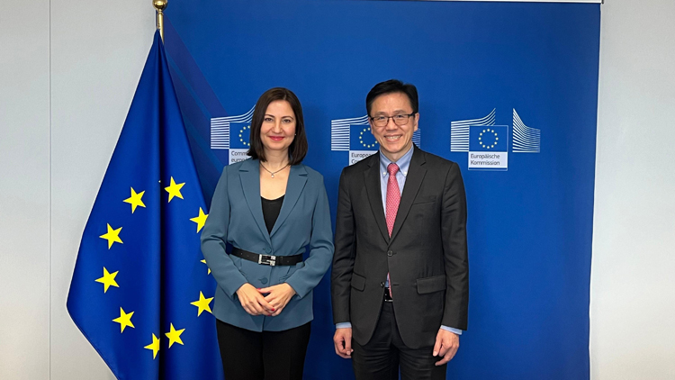 孫東展開比利時訪問行程 晤歐盟高級領導層