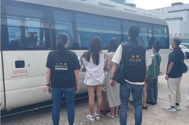 警方入境處油尖掃黃 拘21人涉違反逗留條件