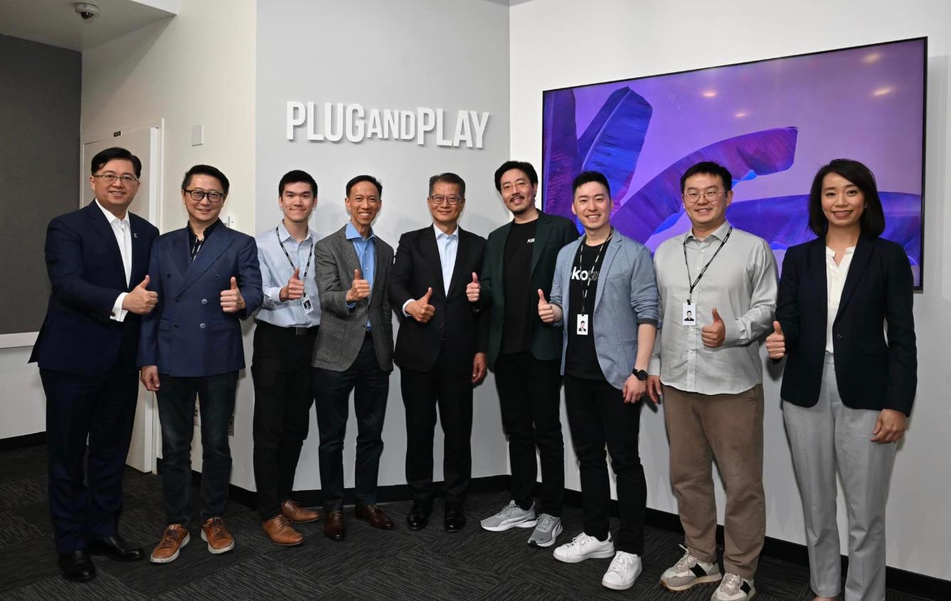 陳茂波三藩市探訪港初創企業 稱其是兩個灣區合作良好示範