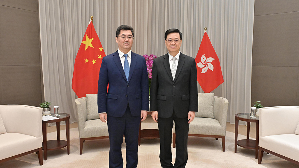 李家超晤廣州市長孫志洋 攜手推動大灣區高質量發展