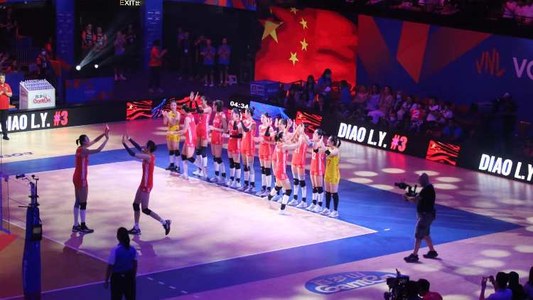 圖集丨3:0輕勝德國！中國女排再下一城