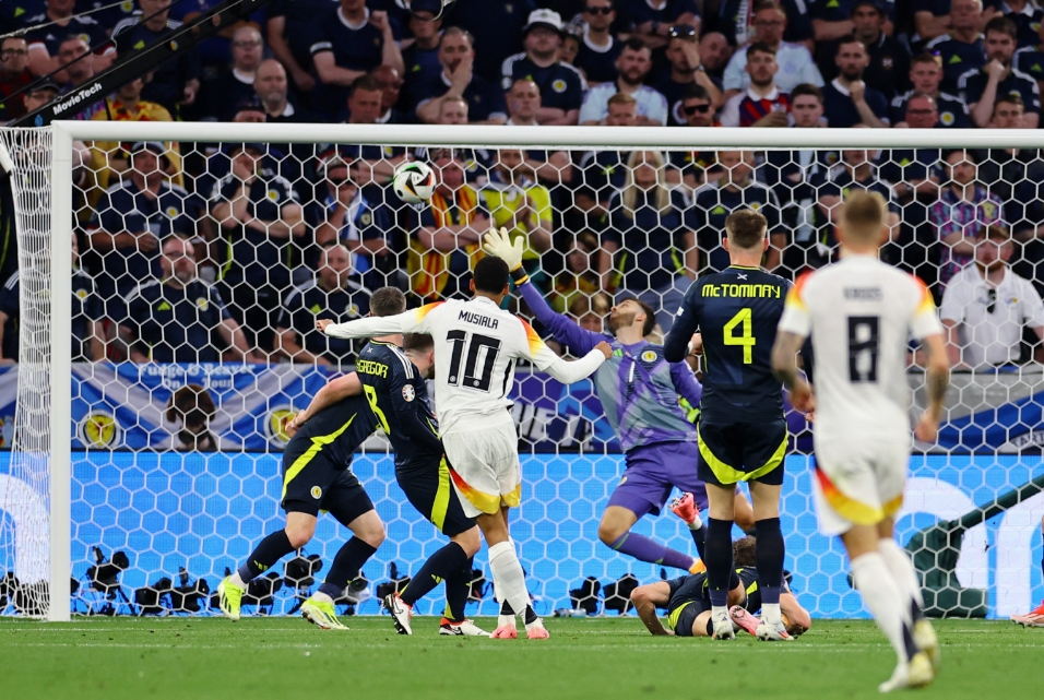 圖集｜蘇格蘭10打11個零攻門慘敗 德國大勝5:1歐國盃響頭炮