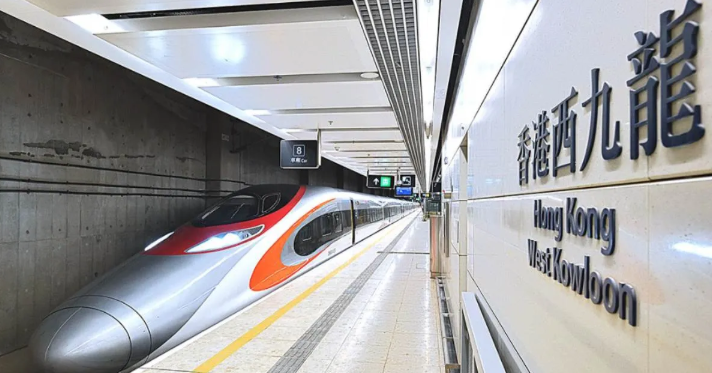 【商報圖說】高鐵漸普及 港人旅客皆多乘