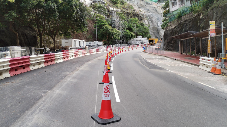 近筲箕灣耀東邨耀興道行車線6·30全線開通