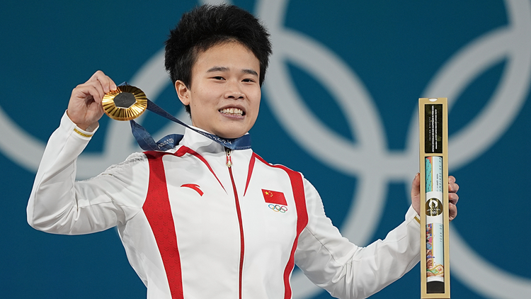 巴黎奧運｜第25金！侯志慧奪舉重女子49公斤級金牌