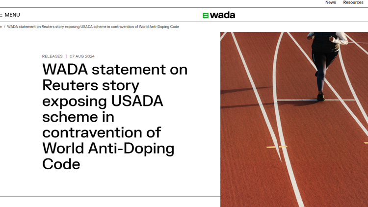 實錘！藥檢陽性不禁賽 世界反興奮劑機構發聲揭批美國