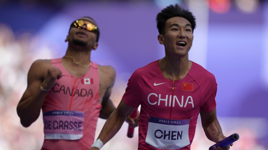 巴黎奧運 | 中國男子4×100米接力進決賽