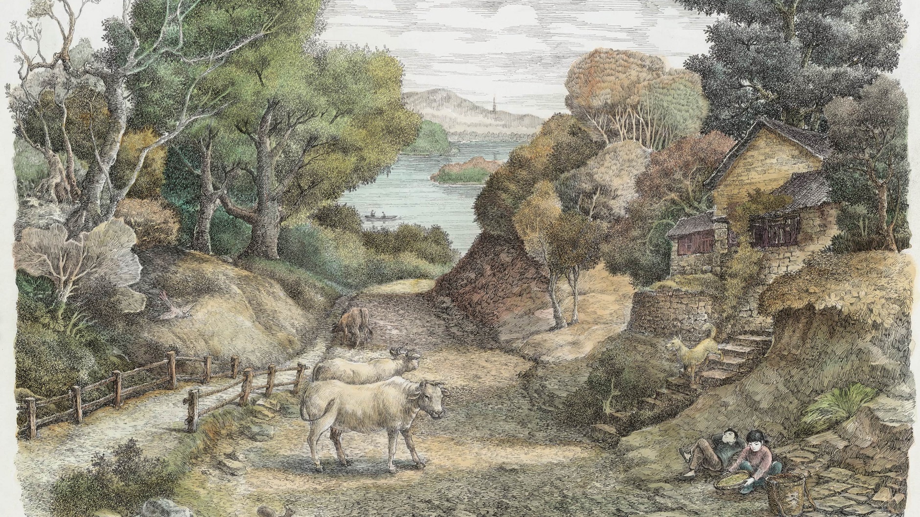 【展覽】當代畫家李薔生鋼筆畫 骨法用筆 煥發異彩