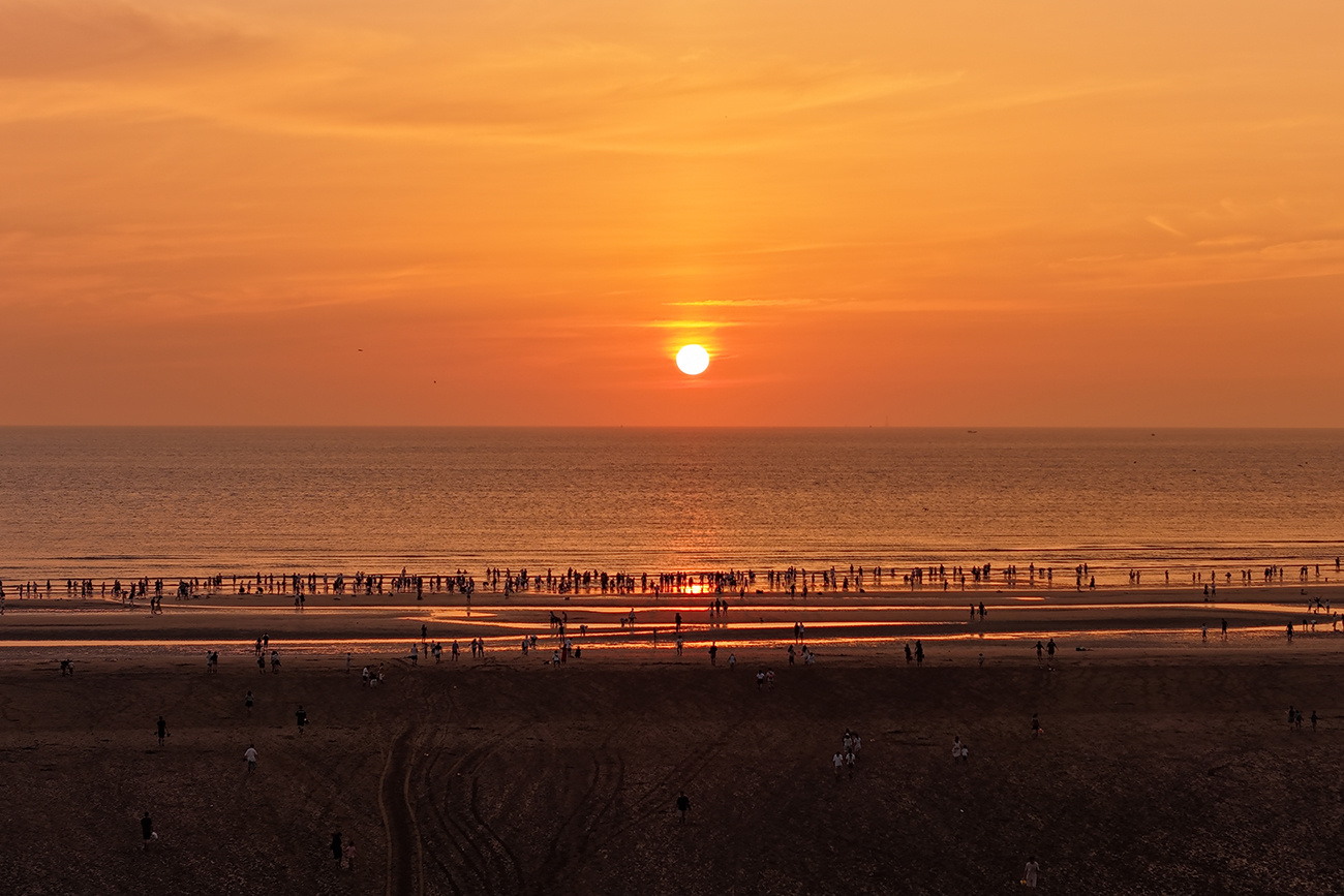 江蘇啟東書寫海上日出詩意生活
