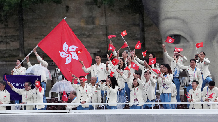巴黎奧運中國香港代表團周三巴士巡遊 由體院出發至添馬公園