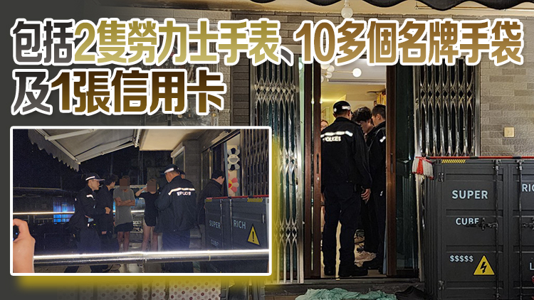 5賊闖入大埔村屋一單位 搶走勞力士名牌手袋等 總值逾100萬元