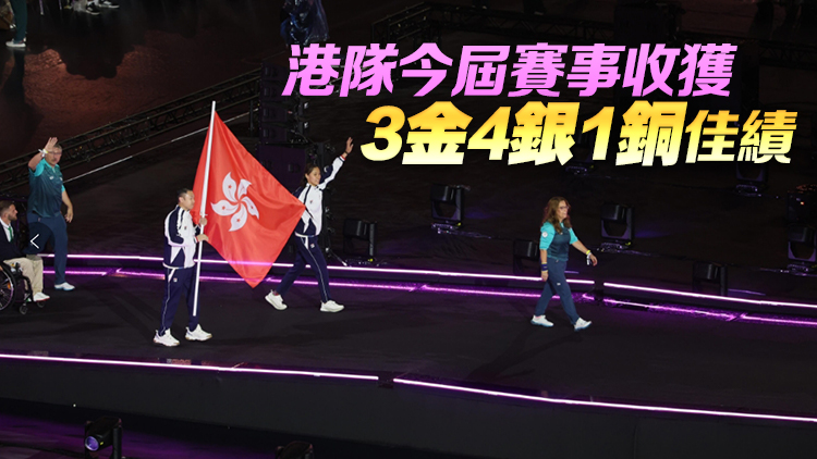 巴黎殘奧圓滿結束 陳浩源陳睿琳領港隊進場