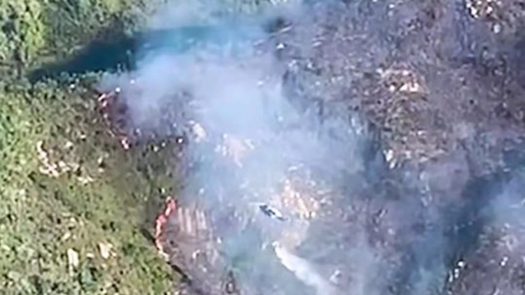 政府飛行服務隊呼籲市民 重陽節拜祭防止山火