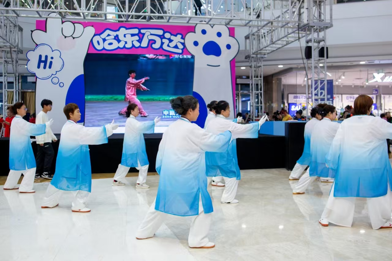 哈爾濱市香坊區主題公益中醫市集在哈東萬達廣場熱鬧開市