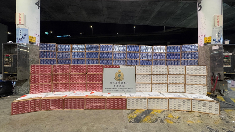 海關偵破4宗走私香煙案及搗破上水私煙包裝儲存中心 檢值6900萬煙草產品