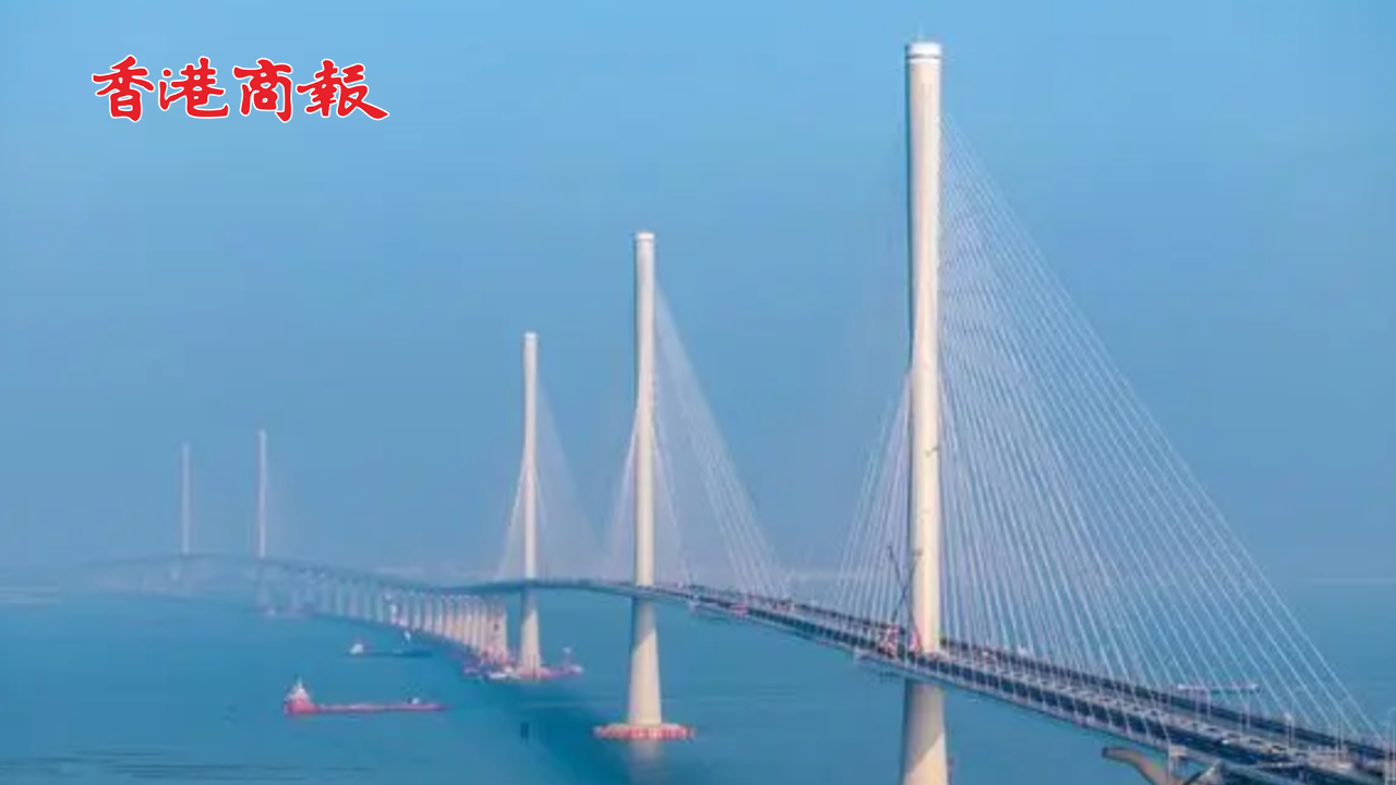 有片丨大灣區超級工程+1 黃茅海跨海通道正式通車 珠海至江門通行時間縮短到半小時
