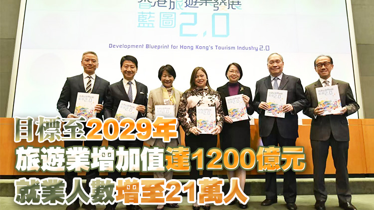 旅遊業藍圖2.0｜《香港旅遊業發展藍圖2.0》出爐 涵蓋四大策略133項措施