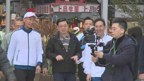 李家超落區視察北角東岸板道 西段農曆新年前開放