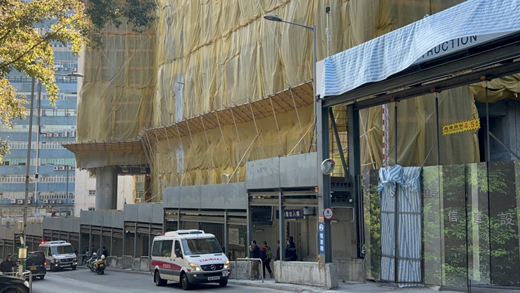 火炭一地盤六旬工人由高墮地 現場證實死亡