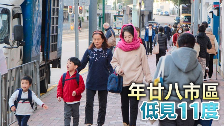 冷鋒殺到！天文台料下午至晚上顯著轉冷