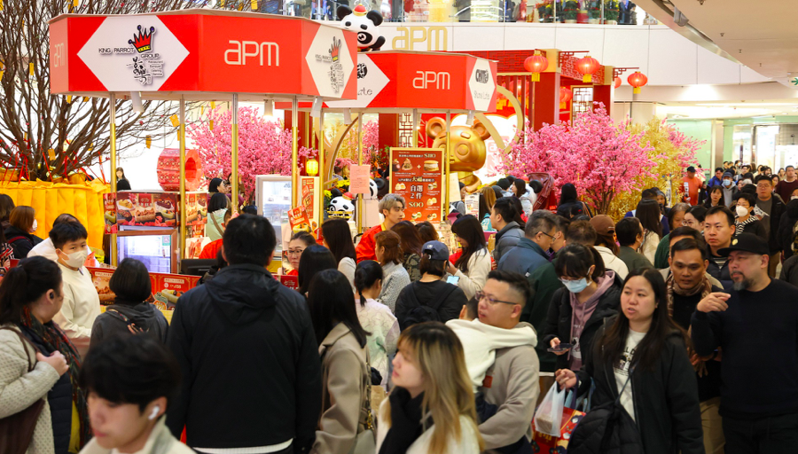商場指新春生意額和人流升10% 節日餐飲生意按年升至少15%