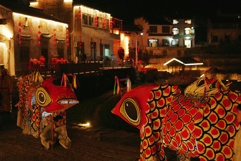 有片|皖徽州大靈山旅遊度假區：浪漫花火 綻放華彩
