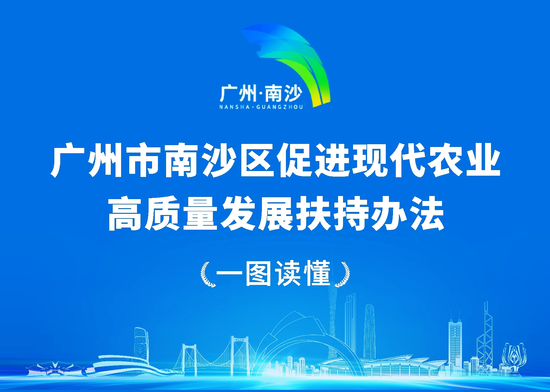 一圖讀懂廣州南沙區促進現代農業高質量發展扶持辦法