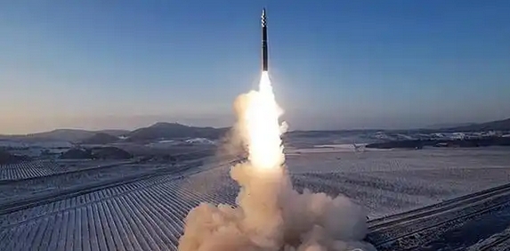 朝鮮進行戰略巡航導彈發射訓練