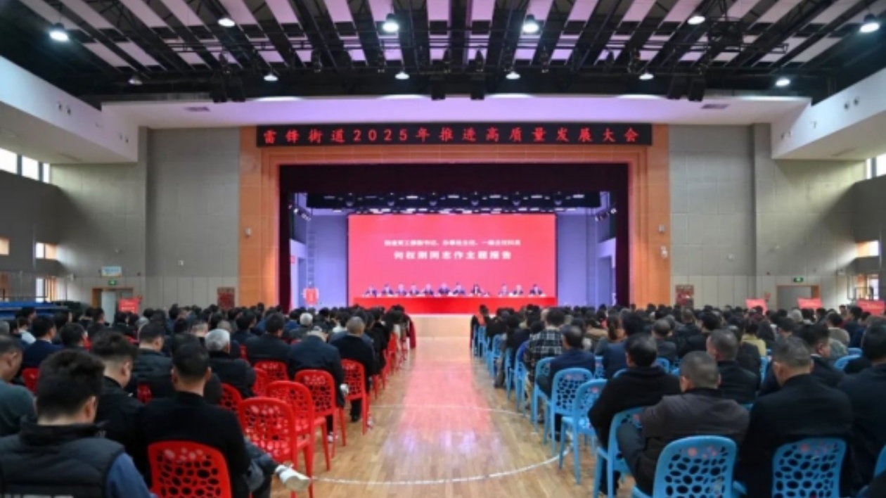 湖南湘江新區雷鋒街道召開2025年推進高質量發展大會