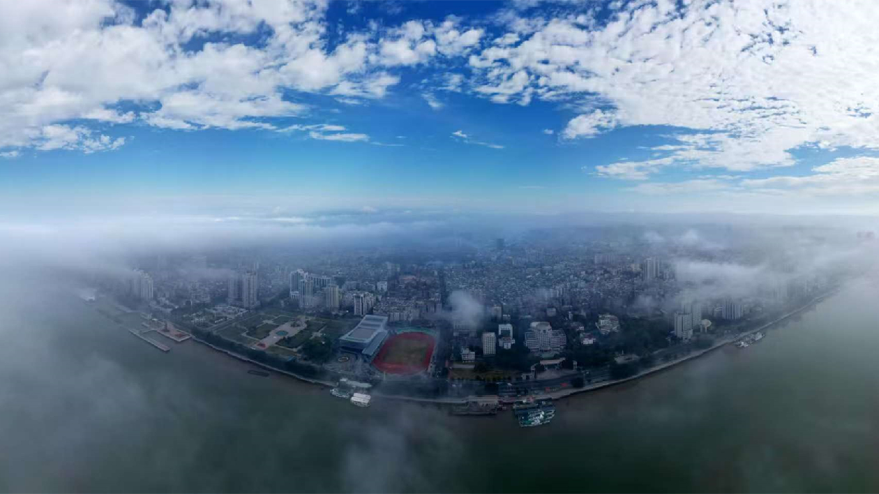 雲霧繚繞下的汕頭水墨風景 浪漫又治癒