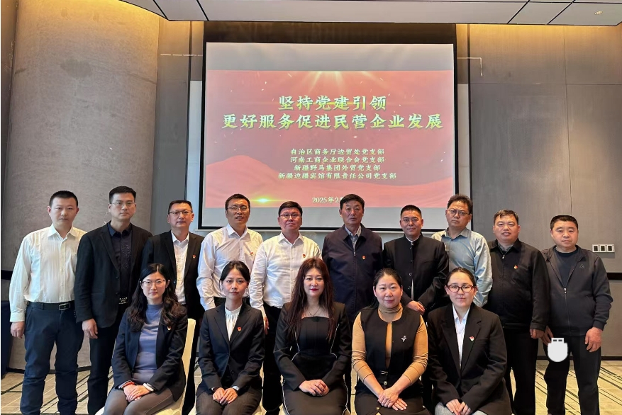 新疆商務廳邊貿處黨支部堅持黨建引領，更好服務促進新疆民營企業發展