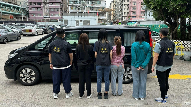 警方深水埗掃黃 拘捕3名泰籍女子