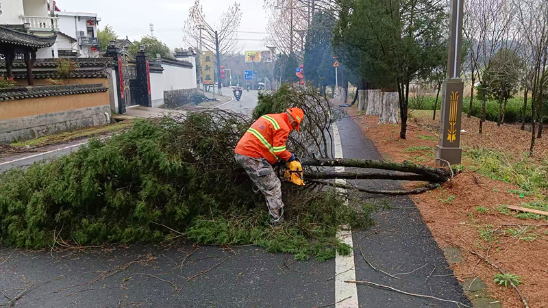 皖黟縣公路：強應對顯擔當 保暢通護安全