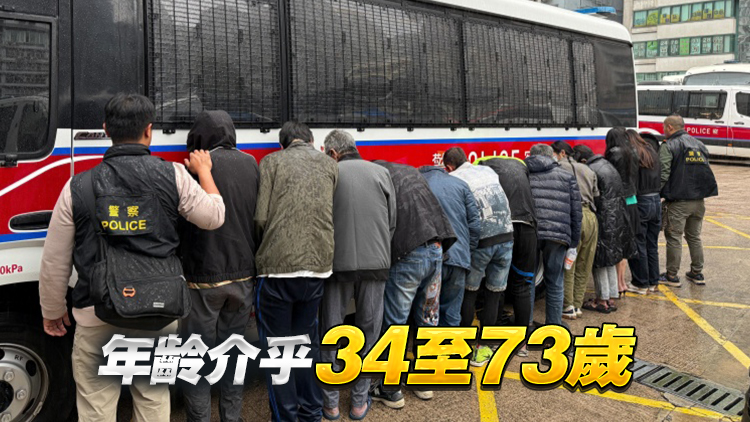 警方旺角搗破毒窟 拘38人檢逾10萬元毒品