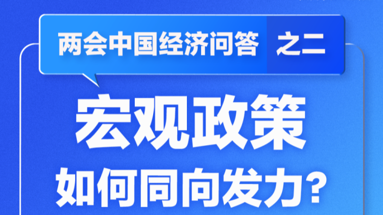 兩會中國經濟問答 | 宏觀政策如何同向發力？