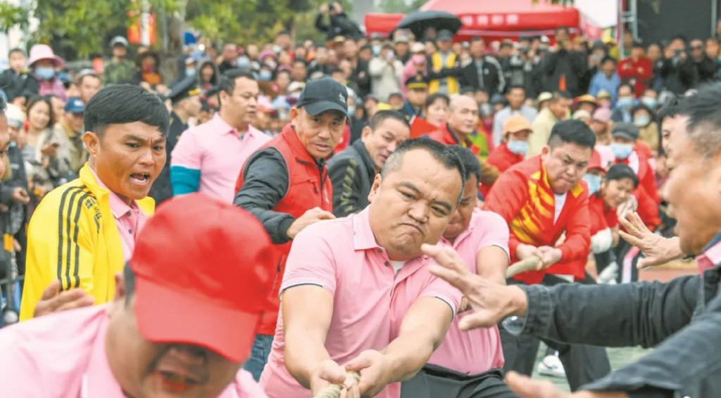 「繩」采飛揚聚民心！海口龍華冼夫人文化節拔河比賽開賽