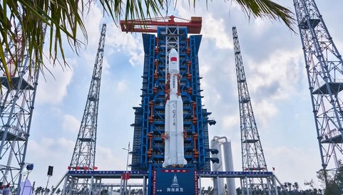 一箭十八星 長征八號運載火箭發射成功