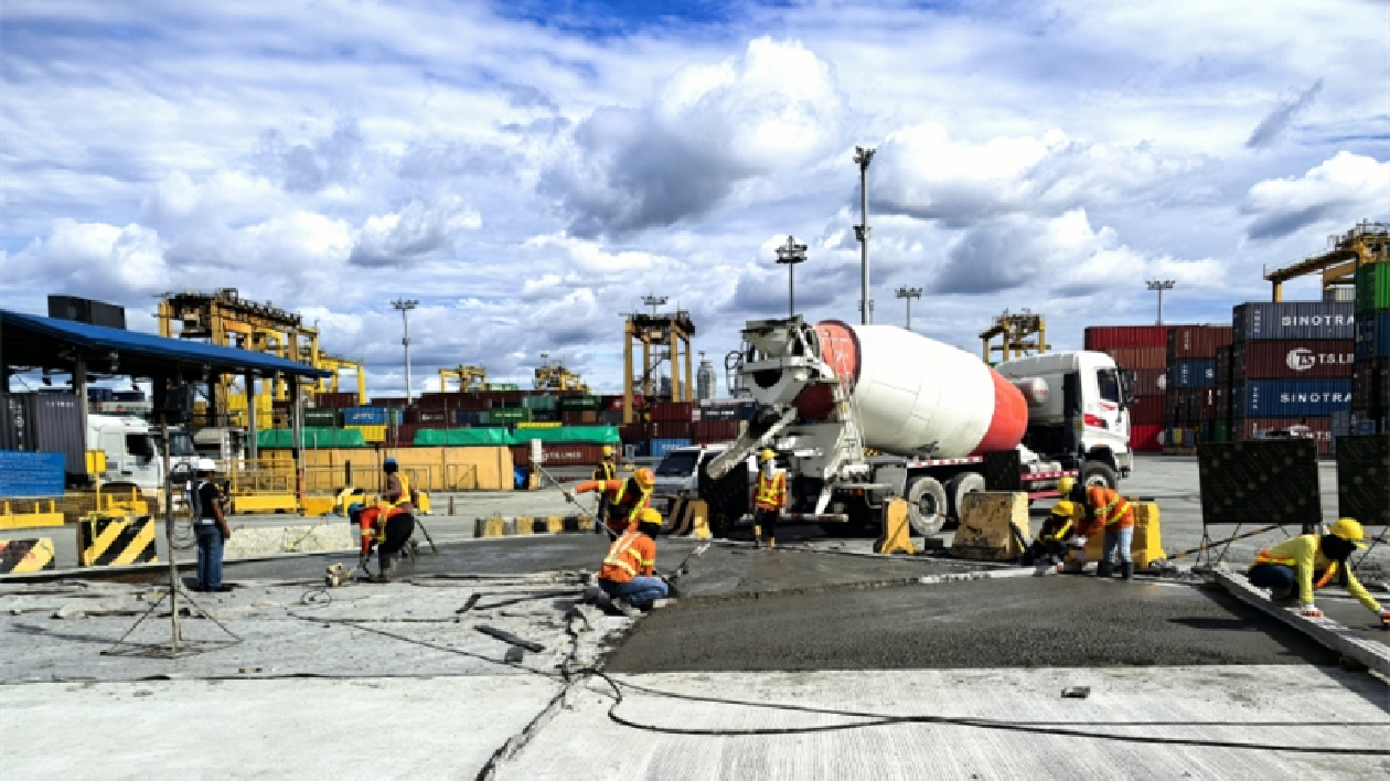 亞洲碼頭馬尼拉南港堆場擴建項目主體工程完成