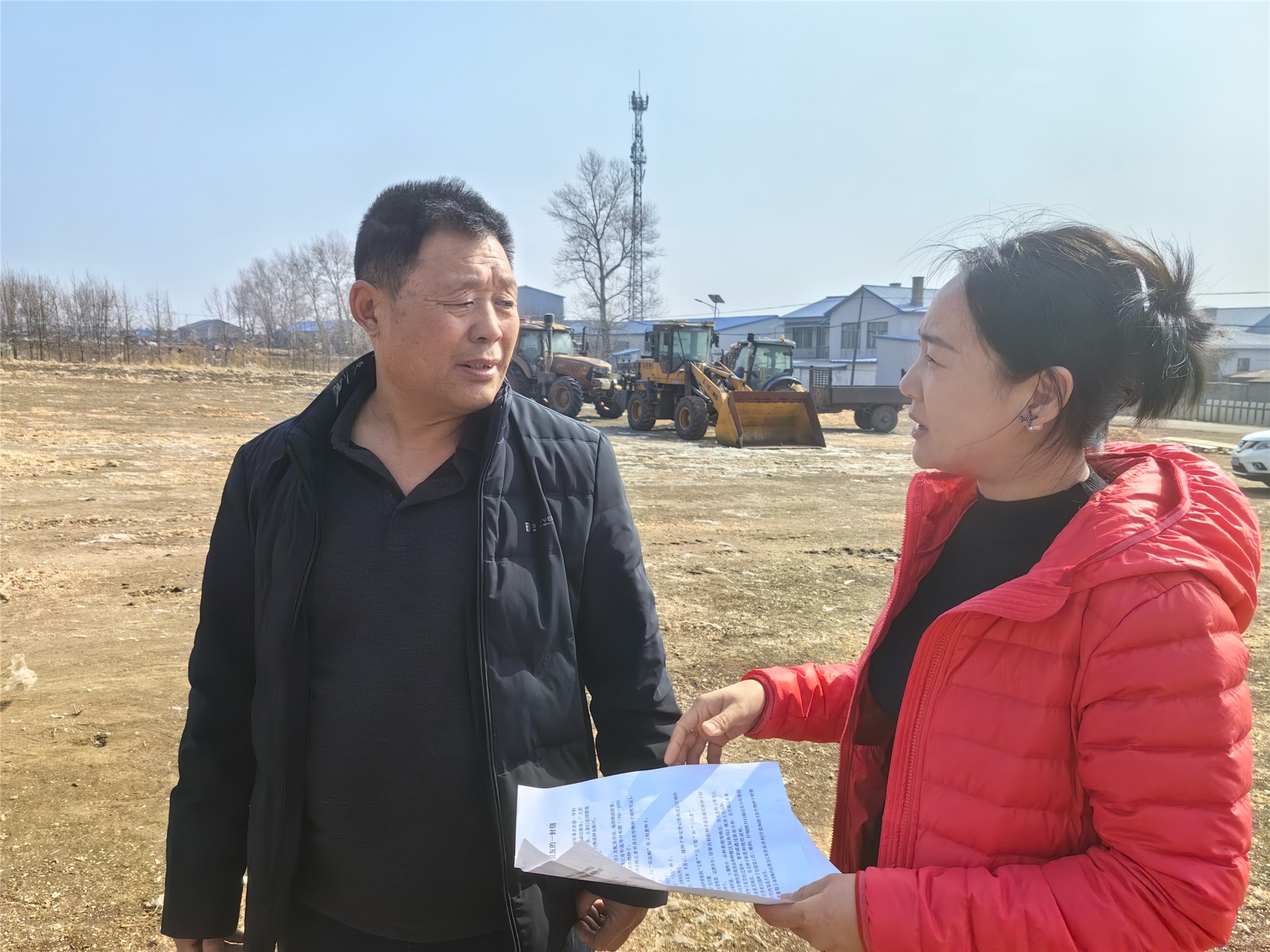 哈市香坊區朝陽鎮搶抓農時備春耕 奏響生產「進行曲」