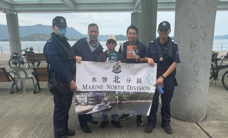 水警白石角宣傳HKSOS應用程式 為戶外活動增添安全保障