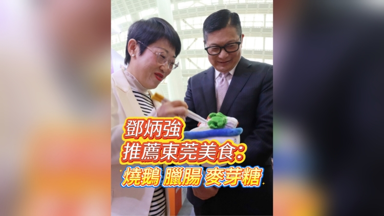 有片丨鄧炳強推薦東莞美食：燒鵝、臘腸、麥芽糖