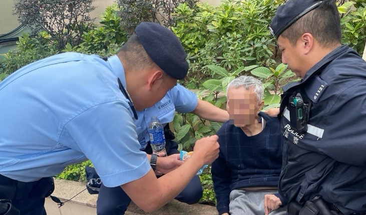 跑馬地七旬老翁失蹤 警方迅速尋回與家人團聚