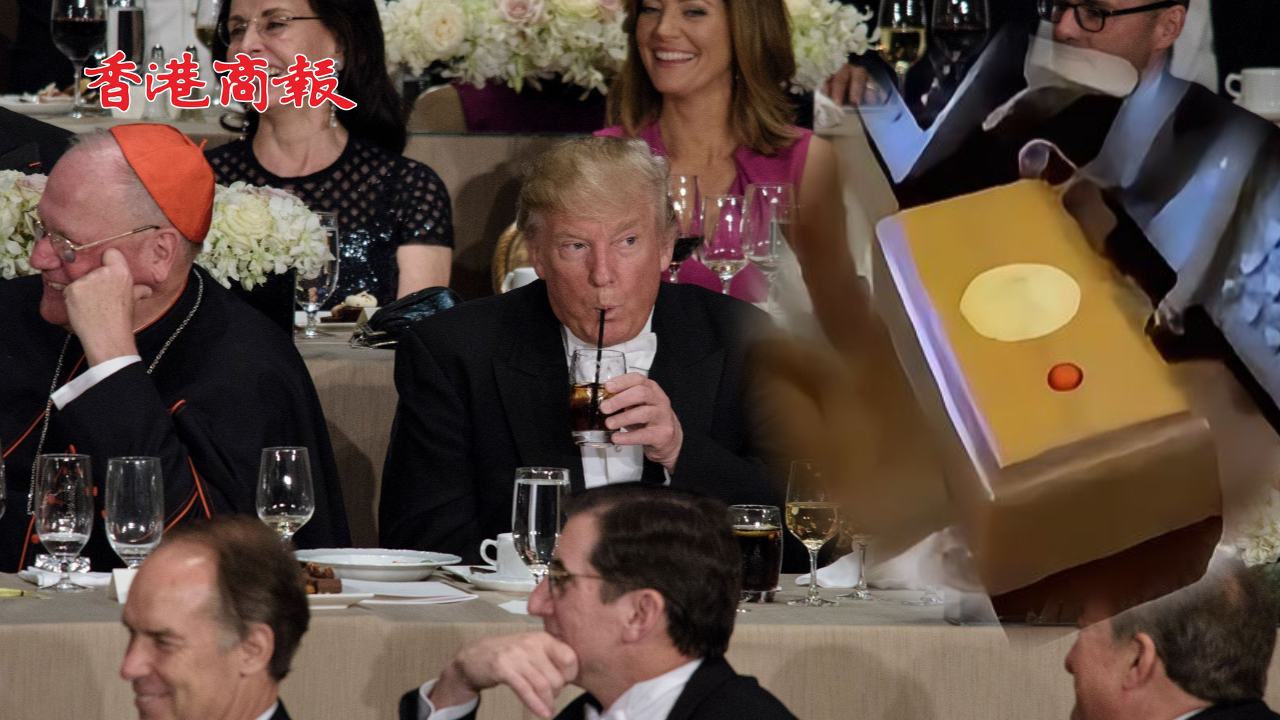 有片｜特朗普展示辦公桌上的可樂按鈕 解釋不是核武器按鈕