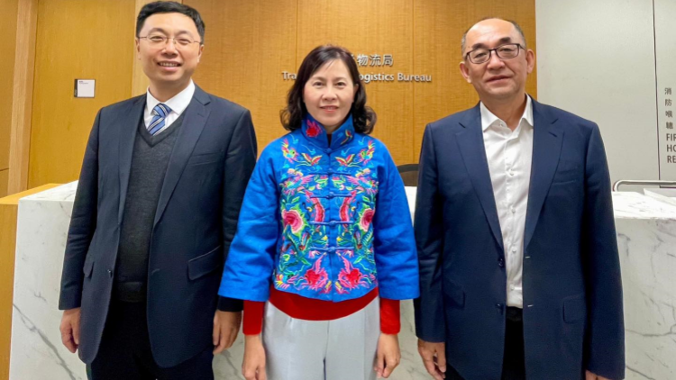 陳美寶與珠海市長吳澤桐會面 為今年內推出「粵車南下」作好準備