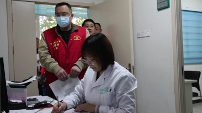 河南輝縣：「專屬禮遇」為志願者健康護航